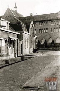 Nieuwstad : Foto van 1949. Op de achtergrond het oude klooster.