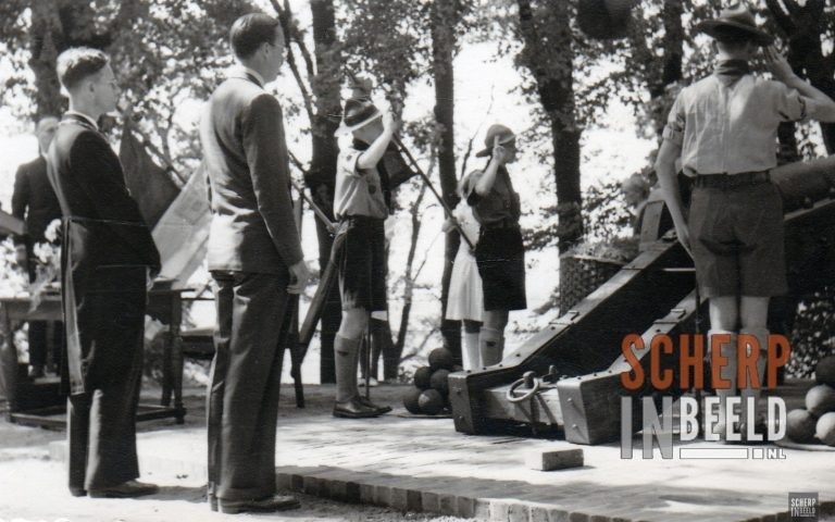 Onthulling kanon Prins Bernhard