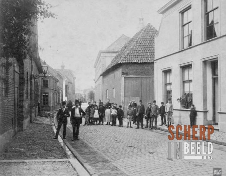 Mattelierstraat: De Mattelierstraat, eind 19e eeuw.