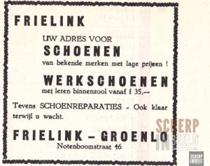 Advertentie : Frielink Schoenen