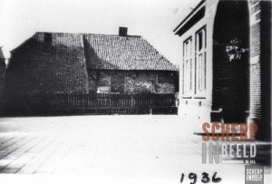 Nieuwestraat: De Canisiusschool en het oude Stevenshuis, op de plek van het