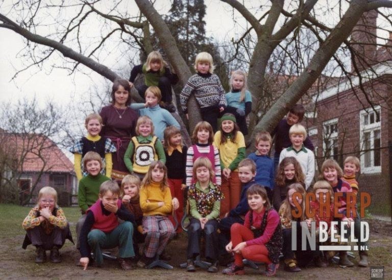 Klassenfoto Protestantse school