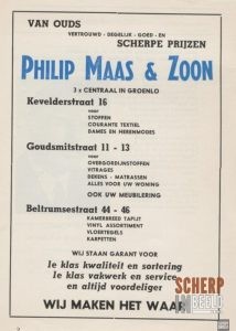 Advertentie: Philip Maas & Zoon
