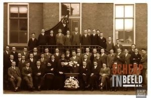 Diverse Personen: Foto van 20 okt 1929.