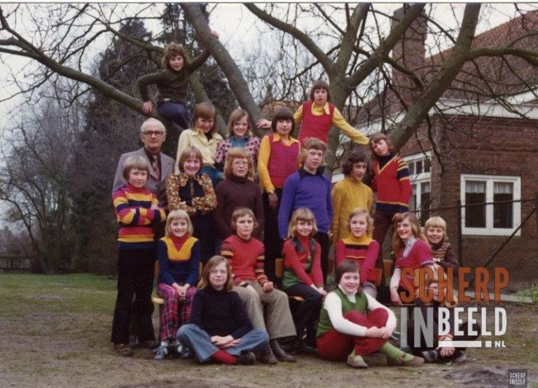 Klassenfoto Protestantse school