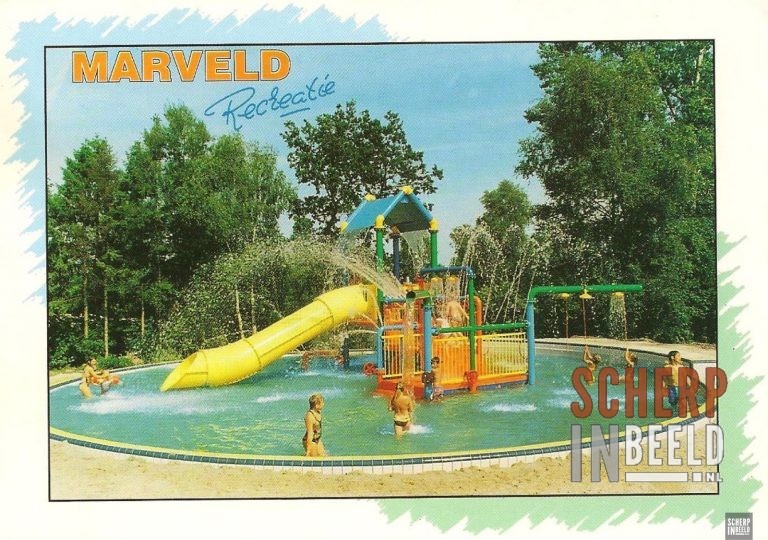 Camping Marveld ansichtkaart zwembad