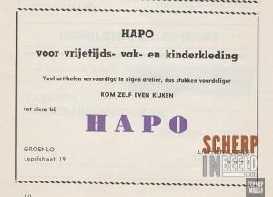 Advertentie: Hapo Lepelstraat 19