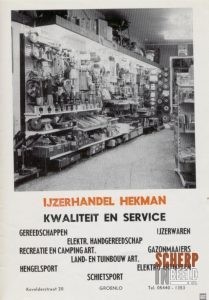 Ijzerhandel Hekman: Advertentie.