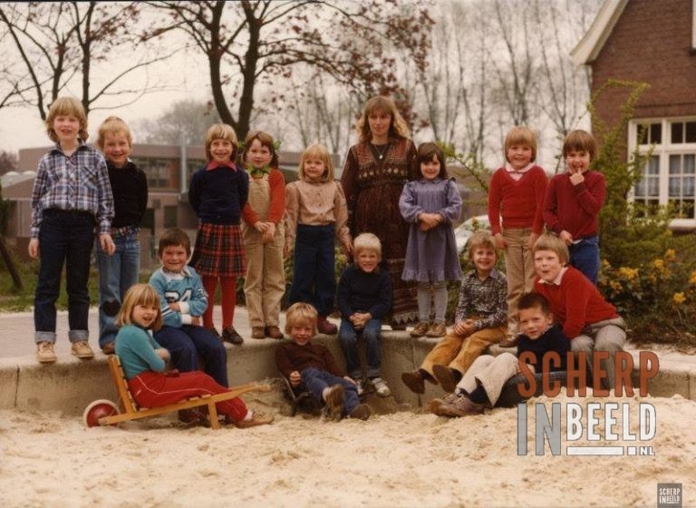 Klassenfoto Protestantse school