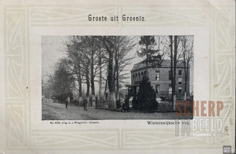 Ansichtkaart: Winterswijkseweg. De poststempel is helaas niet te lezen.