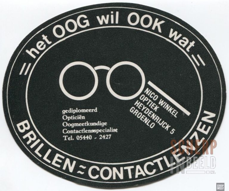 Stickers: Nico Winkel brillen.