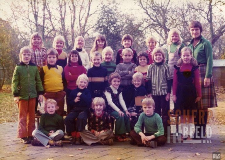 Klassenfoto Protestantse school