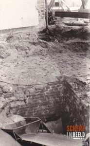 Archeologische vondsten: Restanten stadsmuur Onder St. Vincentius Ziekenhuis.