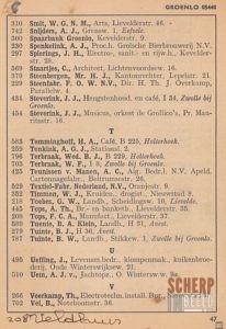 Telefoonboek uitgave augustus 1958 : Telefoonnummers beginnend met de letter R tot V.