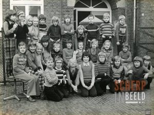 Klassenfoto Protestantse school