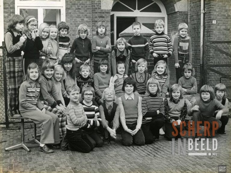 Klassenfoto Protestantse school