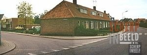 Hoek Deken Hooymansingels/Bevrijdingslaan: Mooie oude Panorama foto van de