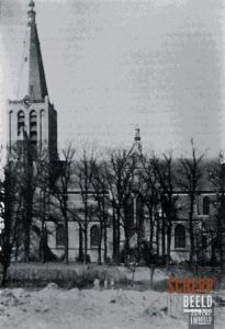 R.K. Calixtus-kerk: De Calixtus-kerk, we kijken vanaf de huidige
