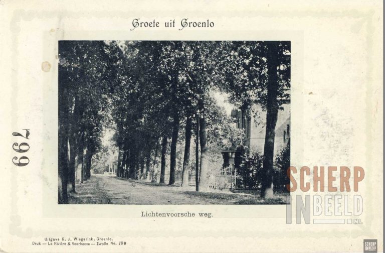 Lichtenvoordseweg met villa Sonnevanck