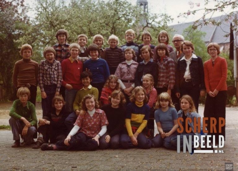 Klassenfoto Protestantse school