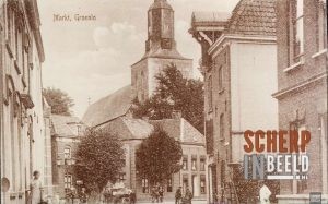 De Markt : Foto gemaakt in het jaar ??. Foto is genomen richting de Markt.