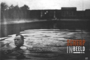 Zwembad De Bempte: Jan Kiezebrink in het zwembad de Bemte begin jaren 40?