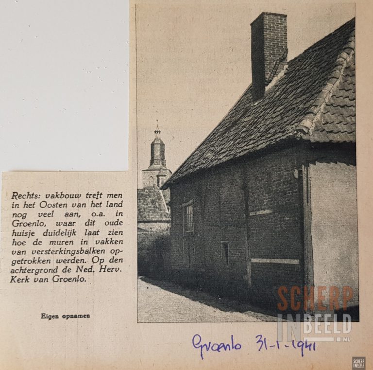 Smederij Abbink aan de hoek Goudsmidstraat en Koningssteeg (1941)