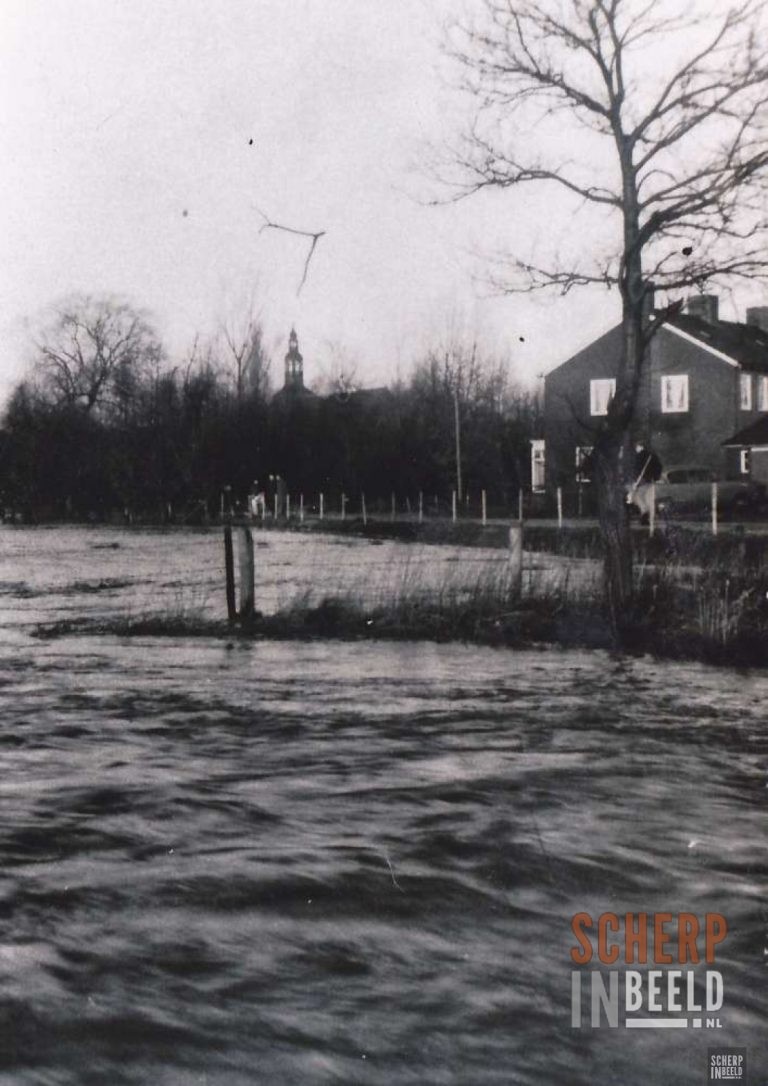 Overstroming van de Slinge bij het Laantje van Lasonder (1961)