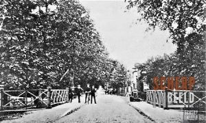Winterswijkseweg: Prachtig de brug te zien met rechts de bebouwing tot aan de brug