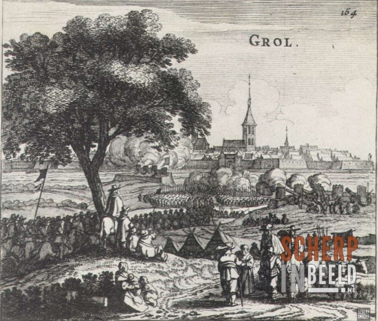 Frederik Hendrik voor Grol tijdens het Beleg van 1627