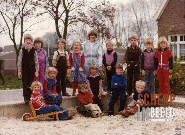 Klassenfoto Protestantse school