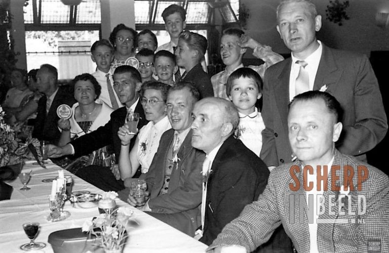 Feest in café Meijer