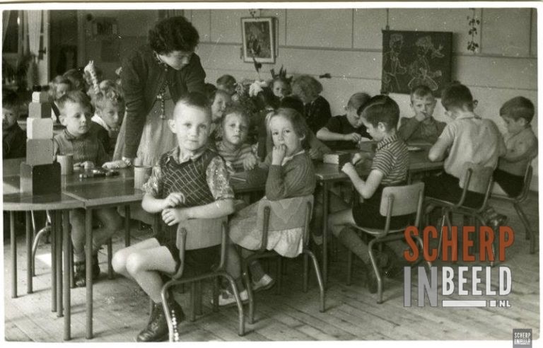 Klassenfoto Protestantse school