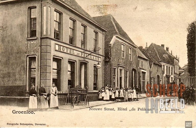 Nieuwestraat: Hotel de Pelikaan van J.L.Buve