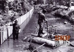 Werkzaamheden aan de gracht