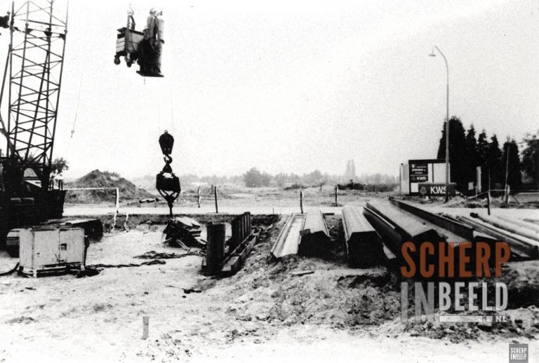 Lichtenvoordseweg: Aanleg tunnelbak van de rondweg.