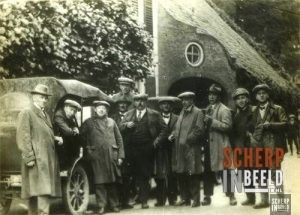Diverse personen: glasnegatief van ??