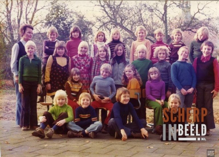 Klassenfoto Protestantse school