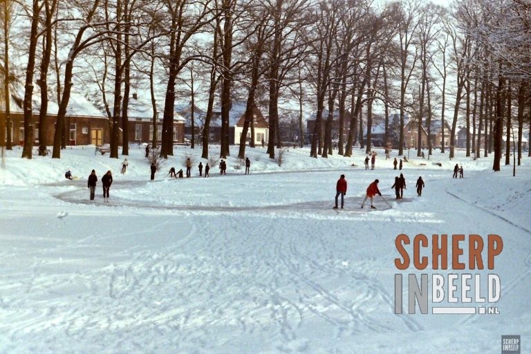 Winter in Groenlo: Nabij de Eibergseweg kant Maliebaan