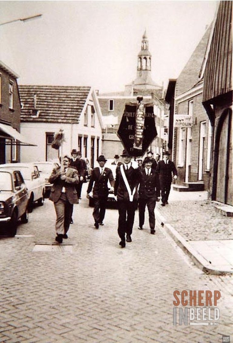 Schietvereniging De Kroon: Deze foto is gemaakt in de Noteboomstraat.