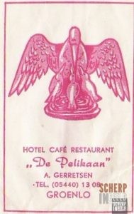 Hotel De Pelikaan: Suikerzakje.