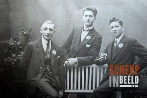 Deze Grolse heren, v.l.n.r…G. Huis in “t Veld, Jan Kaak, Anton Wiecherink