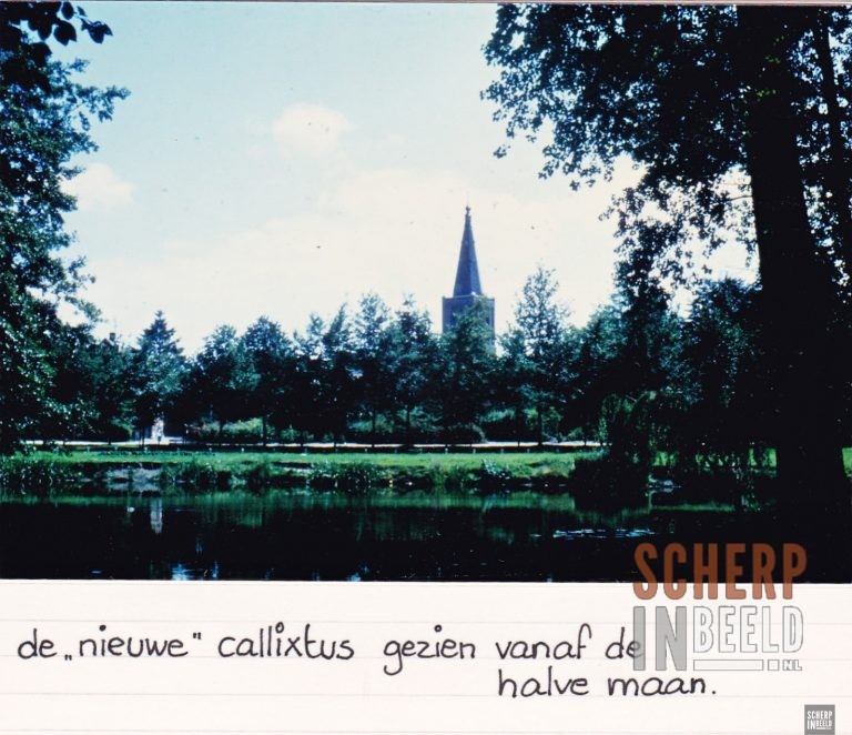 Nieuwe Calixtuskerk vanaf de Halve Maan