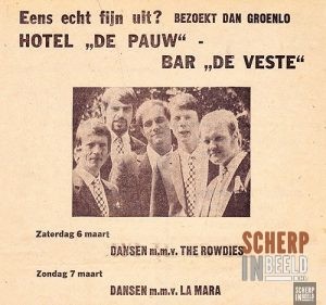 Hotel Café Rest . Pension De Pauw: Aanplakbiljet