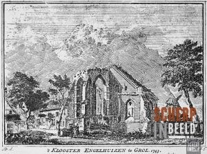 Stadstekeningen: Pentekeninig Klooster Engelhuizen te Grol 1743.