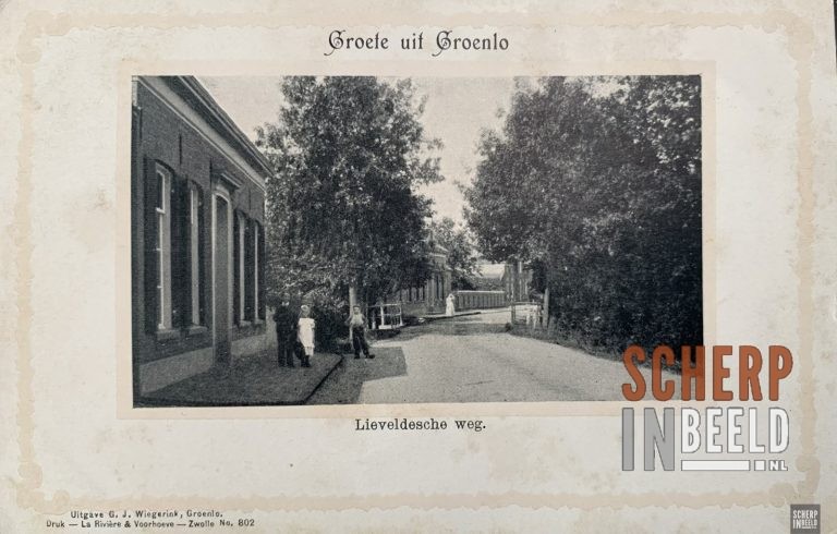 Ansichtkaart: Lieveldesheweg, poststempel 1902,