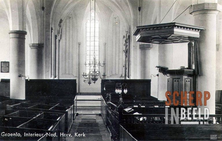 Oude Calixtuskerk: Ansichtkaart Ned Herv. kerk