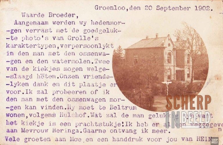 Hulshof & Co, man met ossenwagen