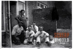Diverse personen: Schilders