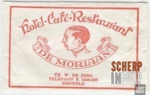 Hotel Café Restaurant De Moriaan: Suikerzakje.